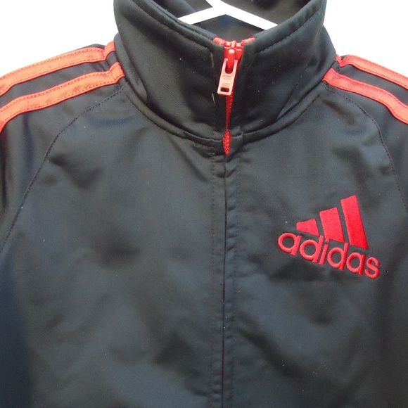 SIZE 4 T. ADIDAS kids zip-up track jacket. - Picture 5 of 8